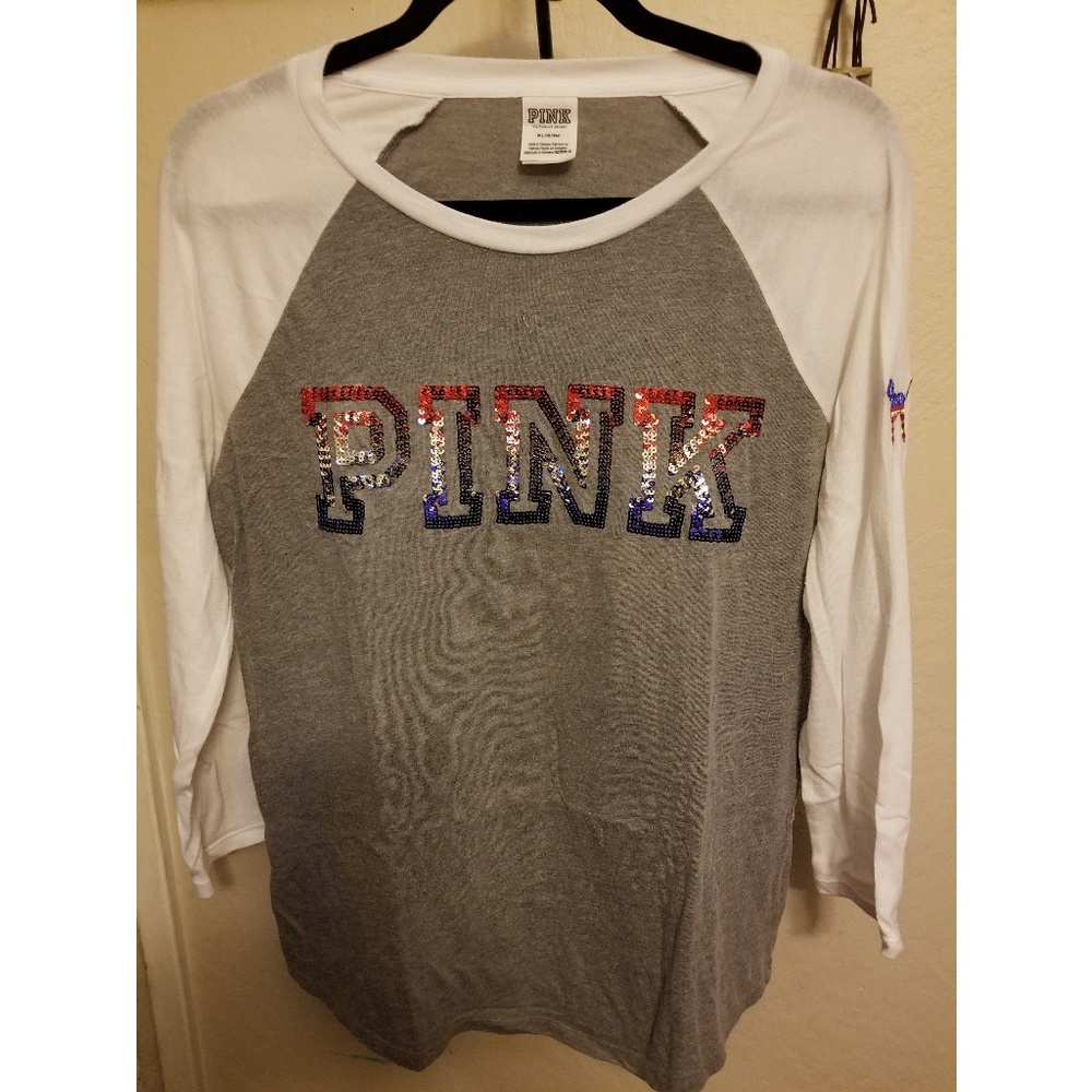 Blinged perfect baseball tee.